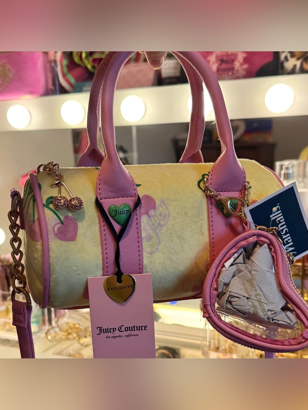 NWT Juicy Retro Cherry Yellow Mini Bag